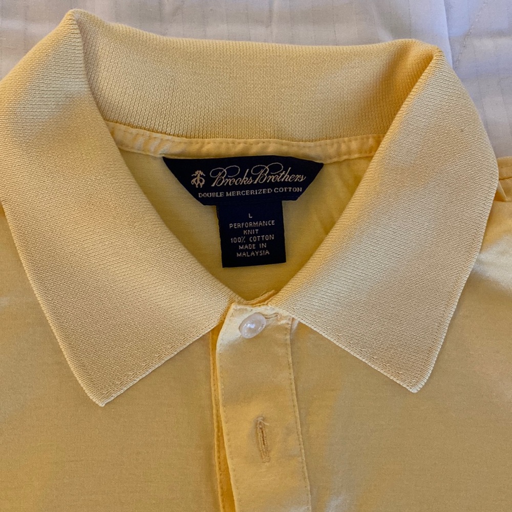 Brooks Brothers Double Mercerized Cotton Polo - Large